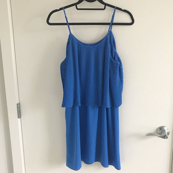 Blue Flowy Summer Dress - Picture 2 of 2